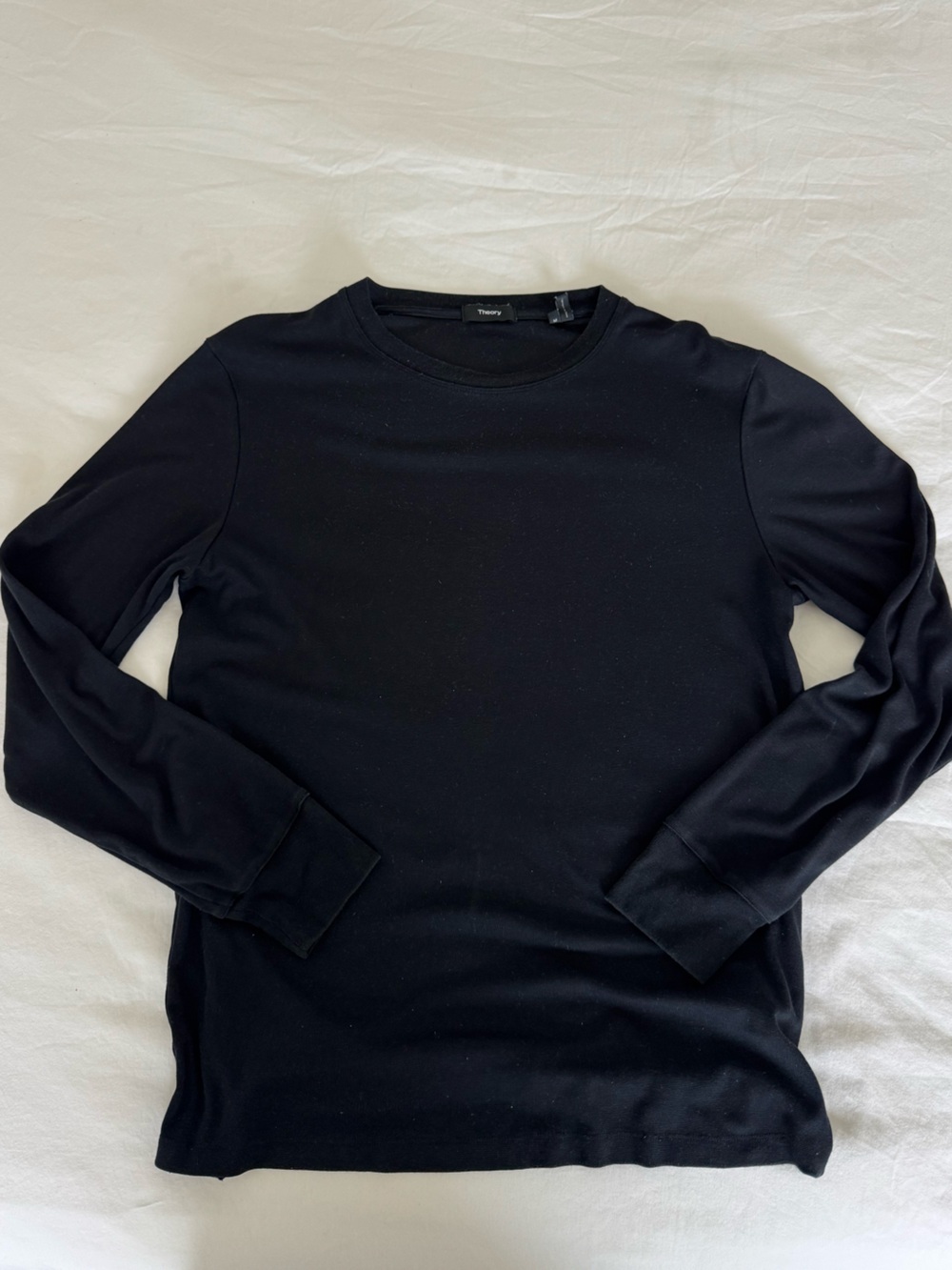 Theory Black Crewneck Sweater